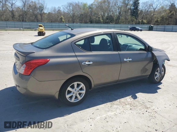 2014 Nissan Versa SV with VIN 3N1CN7AP5EL870097, listed as a Copart auction lot 50593715 with 161,632 mi miles and Salvage Title. Bid and sale history available at carsss.com. Image 3.