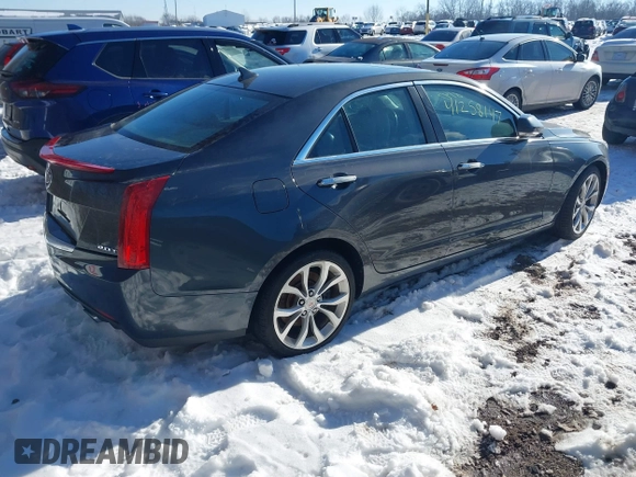 2013 Cadillac ATS Premium with VIN 1G6AL5SX5D0147541, listed as a IAAI auction lot 41258147 with 119,305 mi miles. Bid and sale history available at carsss.com. Image 4.