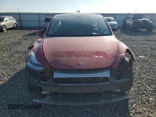 2023 Tesla Model Y Long Range with VIN 7SAYGDEE7PA044888, listed as a Copart auction lot 48538335 with 25,621 mi miles and Salvage Title. Bid and sale history available at DreamBid. Image 5.