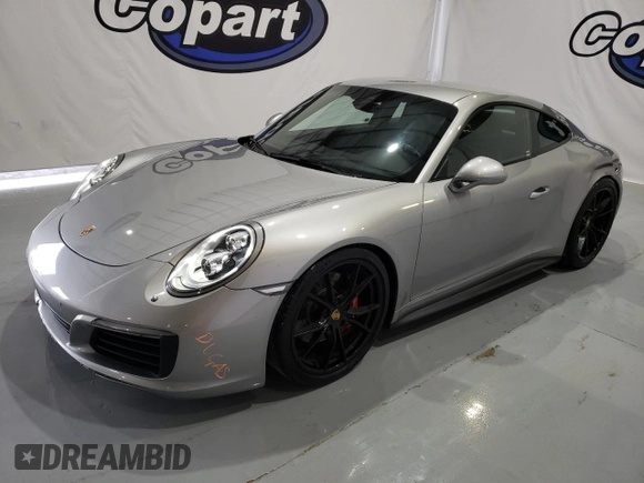 2017 Porsche 911 Carrera S with VIN WP0AB2A95HS124563, listed as a Copart auction lot 67958713 with 44,028 mi miles and . Bid and sale history available at DreamBid. Image 1.
