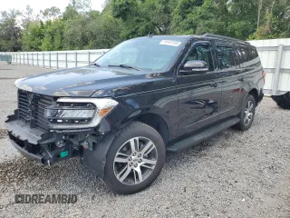 2024 Ford Expedition Max XLT with VIN 1FMJK1H80REA47362, listed as a Copart auction lot 56461335 with 7,109 mi miles and Salvage title. Bid and sale history available at DreamBid. Image 1.