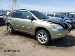 2008 Lexus RX 350 with VIN 2T2HK31U38C092475, listed as a Copart auction lot 53398565 with Not Provided miles and Non Repairable. Bid and sale history available at DreamBid. Image 4.