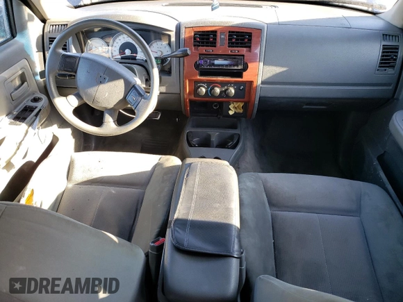 2005 Dodge Dakota SLT with VIN 1D7HE48K15S293667, listed as a Copart auction lot 45921785 with 258,052 mi miles and Non Repairable. Bid and sale history available at DreamBid. Image 8.