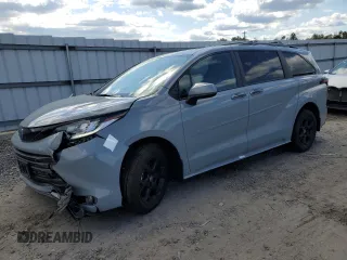 2025 Toyota Sienna XSE z VIN 5TDCSKFC1SS155466, wystawiony jako Copart lot #53264295 z przebiegiem 2 475 mil mil oraz Szkoda całkowita • Salvage title. Historia ofert i sprzedaży dostępna na DreamBid. Obrazek 1.