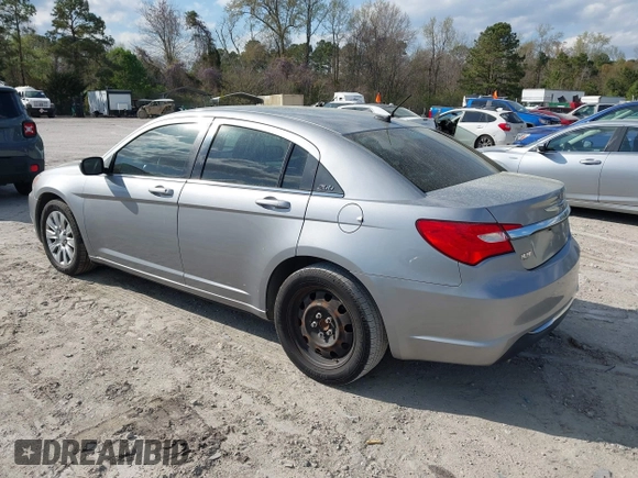 2014 Chrysler 200 LX with VIN 1C3CCBAG3EN152347, listed as a IAAI auction lot 41899981 with 102,918 mi miles. Bid and sale history available at carsss.com. Image 3.
