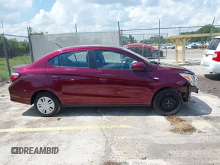 2022 Mitsubishi Mirage ES with VIN ML32FUFJ2NHF06037, listed as a IAAI auction lot 42346408 with 23,066 mi miles and . Bid and sale history available at DreamBid. Image 13.