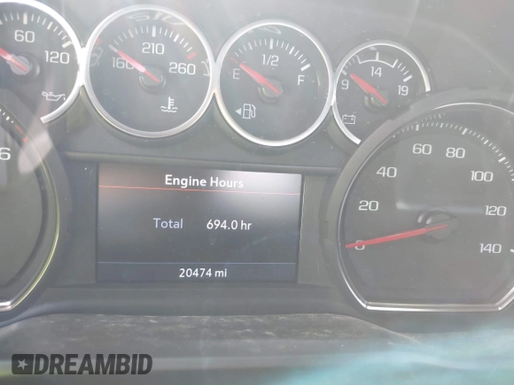 2021 Chevrolet Silverado 1500 LTZ with VIN 3GCUYGED6MG474356, listed as a IAAI auction lot 42102044 with 20,474 mi miles and . Bid and sale history available at DreamBid. Image 7.