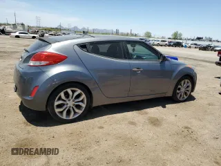 2013 Hyundai Veloster w/Black Int with VIN KMHTC6AD1DU166692, listed as a Copart auction lot 63905905 with 192,277 mi miles and Clean title. Bid and sale history available at DreamBid. Image 3.