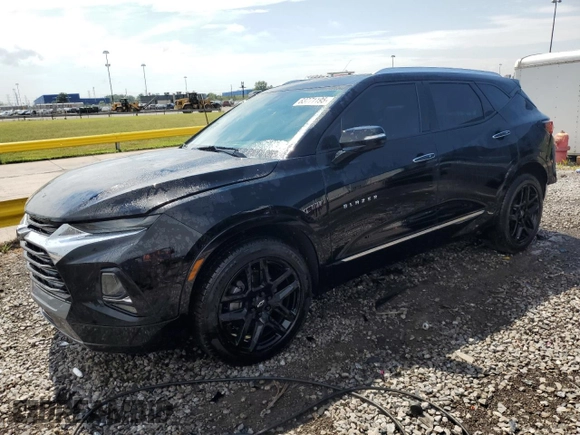 2020 Chevrolet Blazer Premier with VIN 3GNKBLRS1LS667740, listed as a Copart auction lot 63771195 with 57,679 mi miles and Salvage title. Bid and sale history available at DreamBid. Image 1.