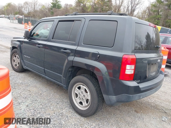 2014 Jeep Patriot Sport with VIN 1C4NJPBB7ED822885, listed as a IAAI auction lot 41947079 with 76,740 mi miles. Bid and sale history available at carsss.com. Image 3.