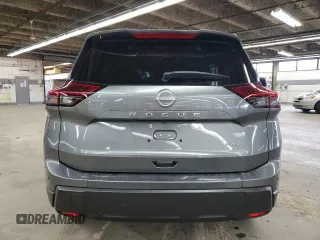 2024 Nissan Rogue S with VIN 5N1BT3AB5RC689753, listed as a Copart auction lot 47120305 with 12,500 mi miles and Salvage Title. Bid and sale history available at carsss.com. Image 6.