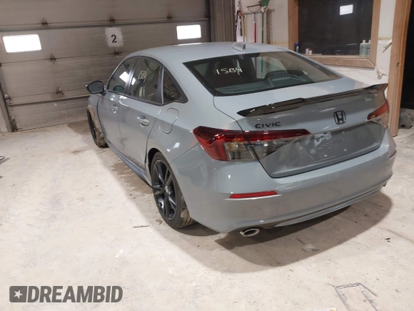 2025 Honda Civic Si with VIN 2HGFE1E5XSH474804, listed as a IAAI auction lot 41931584 with 2,520 mi miles and . Bid and sale history available at DreamBid. Image 3.
