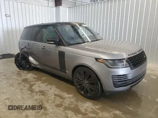 2022 Land Rover Range Rover Westminster with VIN SALGS2RU8NA465582, listed as a Copart auction lot 54510795 with 57,055 mi miles and Salvage title. Bid and sale history available at DreamBid. Image 4.