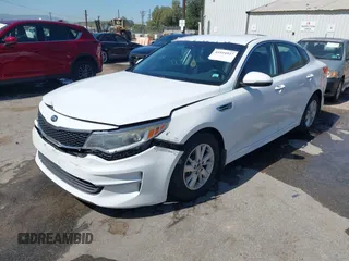2016 Kia Optima LX with VIN 5XXGT4L3XGG054286, listed as a IAAI auction lot 41924937 with 146,555 mi miles. Bid and sale history available at carsss.com. Image 18.