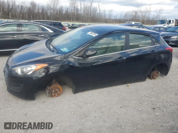 2016 Hyundai Elantra GT with VIN KMHD35LH0GU301468, listed as a Copart auction lot 79608754 with 0 mi miles and Salvage Title. Bid and sale history available at carsss.com. Image 1.