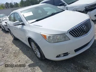 2013 Buick LaCrosse Premium 1 with VIN 1G4GF5E32DF268639, listed as a IAAI auction lot 41934122 with 176,276 mi miles and . Bid and sale history available at DreamBid. Image 1.