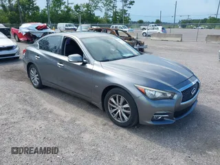 2015 Infiniti Q50 with VIN JN1BV7AR5FM405422, listed as a IAAI auction lot 42739932 with 104,743 mi miles and . Bid and sale history available at DreamBid. Image 1.