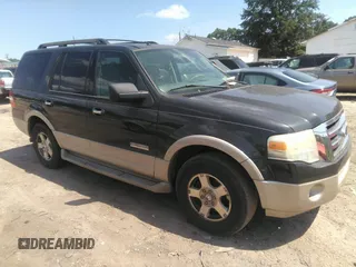 2007 Ford Expedition Eddie Bauer with VIN 1FMFU17577LA73232, listed as a IAAI auction lot 42771394 with 250,975 mi miles and . Bid and sale history available at DreamBid. Image 1.