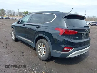 2019 Hyundai Santa Fe SE with VIN 5NMS2CAD3KH092150, listed as a IAAI auction lot 41902766 with 46,595 mi miles and . Bid and sale history available at DreamBid. Image 3.