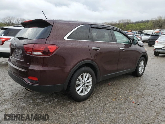 2020 Kia Sorento L with VIN 5XYPG4A39LG625280, listed as a Copart auction lot 51612855 with Not Provided miles and Salvage Title. Bid and sale history available at DreamBid. Image 3.