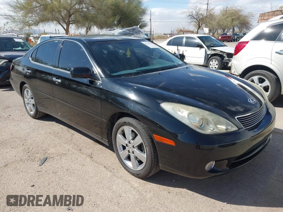 2005 Lexus ES 330 with VIN JTHBA30G255082455, listed as a IAAI auction lot 41796716 with 140,785 mi miles. Bid and sale history available at carsss.com. Image 1.