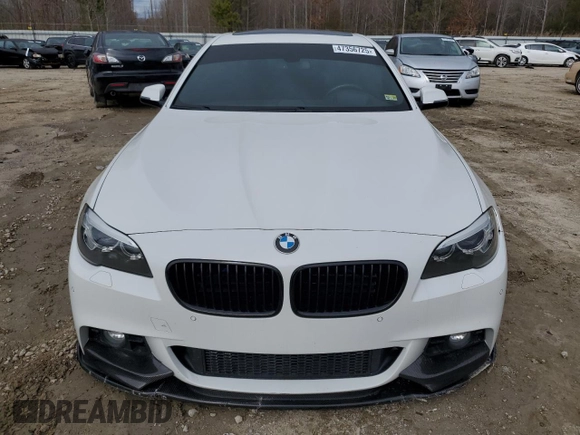 2015 BMW 5 Series 550i z VIN WBAKN9C55FD682331, wystawiony jako Copart lot #47356725 z przebiegiem 80 741 mil mil oraz Szkoda całkowita • Salvage title. Historia ofert i sprzedaży dostępna na DreamBid. Obrazek 5.