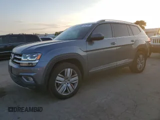 2019 Volkswagen Atlas SEL z VIN 1V2ER2CA5KC556896, wystawiony jako Copart lot #54421565 z przebiegiem 71 011 mil mil oraz Szkoda całkowita • Salvage title. Historia ofert i sprzedaży dostępna na DreamBid. Obrazek 1.