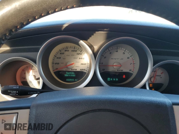 2006 Dodge Charger SRT-8 with VIN 2B3LA73W76H336981, listed as a Copart auction lot 41524535 with 102,915 mi miles and Salvage Title. Bid and sale history available at DreamBid. Image 9.