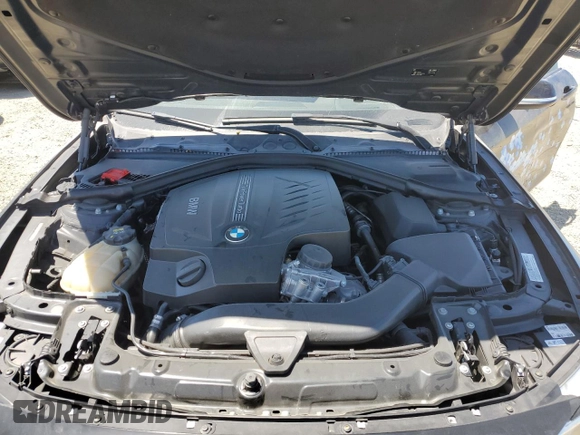 2015 BMW 4 Series 435i with VIN WBA3R1C51FK195536, listed as a Copart auction lot 57846985 with 105,626 mi miles and Salvage title. Bid and sale history available at DreamBid. Image 11.