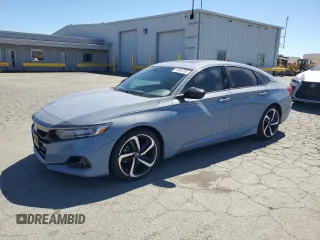2022 Honda Accord Sport z VIN 1HGCV2F38NA002898, wystawiony jako Copart lot #61685755 z przebiegiem 26 147 mil mil oraz Szkoda całkowita • Salvage title. Historia ofert i sprzedaży dostępna na DreamBid. Obrazek 1.