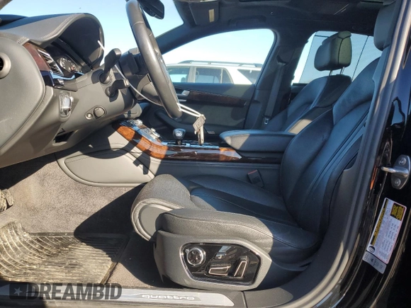 2015 Audi A8 L 4.0T with VIN WAU32AFD7FN041466, listed as a Copart auction lot 47211805 with 85,446 mi miles and Salvage Title. Bid and sale history available at carsss.com. Image 7.