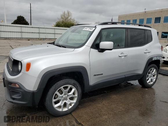 2018 Jeep Renegade Latitude with VIN ZACCJBBB9JPH04066, listed as a Copart auction lot 54271945 with 153,372 mi miles and Salvage Title. Bid and sale history available at carsss.com. Image 1.