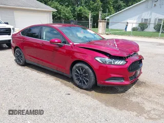 2016 Ford Fusion S with VIN 1FA6P0G77G5130398, listed as a IAAI auction lot 42697384 with 44,451 mi miles and . Bid and sale history available at DreamBid. Image 1.