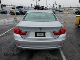 2015 BMW 4 Series 428i with VIN WBA3N7C55FK225457, listed as a Copart auction lot 43988995 with 75,879 mi miles and Salvage Title. Bid and sale history available at DreamBid. Image 6.