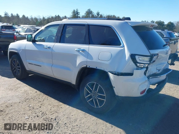 2021 Jeep Grand Cherokee 80th Anniversary z VIN 1C4RJFBG0MC730058, wystawiony jako IAAI lot #41263939 z przebiegiem 34 659 mil mil oraz . Historia ofert i sprzedaży dostępna na DreamBid. Obrazek 3.