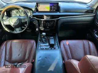 2017 Lexus LX with VIN JTJHY7AX2H4237655, listed as a Copart auction lot 43408635 with 120,892 mi miles and Clean Title. Bid and sale history available at carsss.com. Image 9.