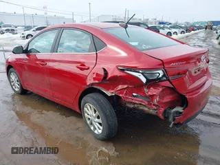 2022 Hyundai Accent SEL with VIN 3KPC24A63NE157389, listed as a IAAI auction lot 41661692 with 58,100 mi miles. Bid and sale history available at carsss.com. Image 3.