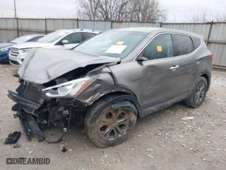 2013 Hyundai Santa Fe Sport with VIN 5XYZTDLB9DG065805, listed as a IAAI auction lot 41838398 with 103,436 mi miles. Bid and sale history available at carsss.com. Image 2.