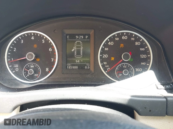 2010 Volkswagen Tiguan SEL with VIN WVGAV7AX6AW514729, listed as a IAAI auction lot 42433993 with 185,980 mi miles and . Bid and sale history available at DreamBid. Image 12.