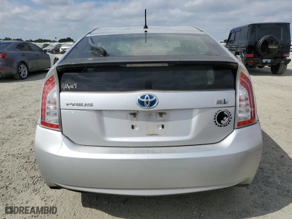 2013 Toyota Prius One with VIN JTDKN3DU1D0355578, listed as a Copart auction lot 53472515 with 220,094 mi miles and Clean Title. Bid and sale history available at carsss.com. Image 6.