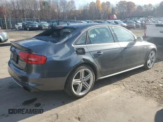2016 Audi S4 Premium Plus with VIN WAUBGAFL6GA011369, listed as a Copart auction lot 76981094 with 79,676 mi miles and Salvage Title. Bid and sale history available at carsss.com. Image 3.