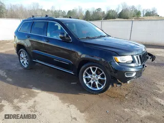 2015 Jeep Grand Cherokee Summit with VIN 1C4RJFJMXFC878812, listed as a IAAI auction lot 41637279 with 149,488 mi miles. Bid and sale history available at carsss.com. Image 1.