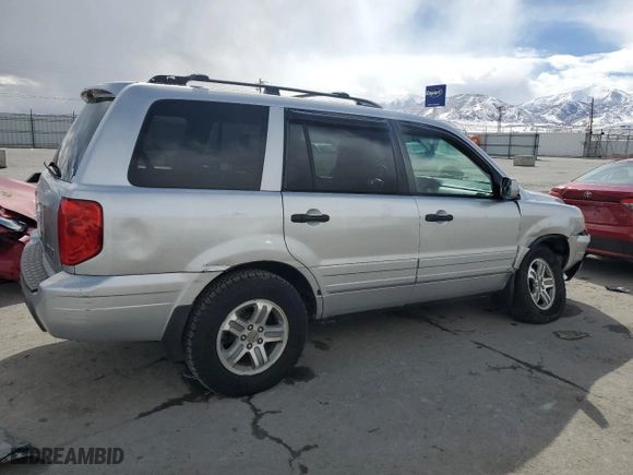 2003 Honda Pilot EX with VIN 2HKYF18533H512723, listed as a Copart auction lot 49357245 with 210,561 mi miles and Salvage Title. Bid and sale history available at carsss.com. Image 3.
