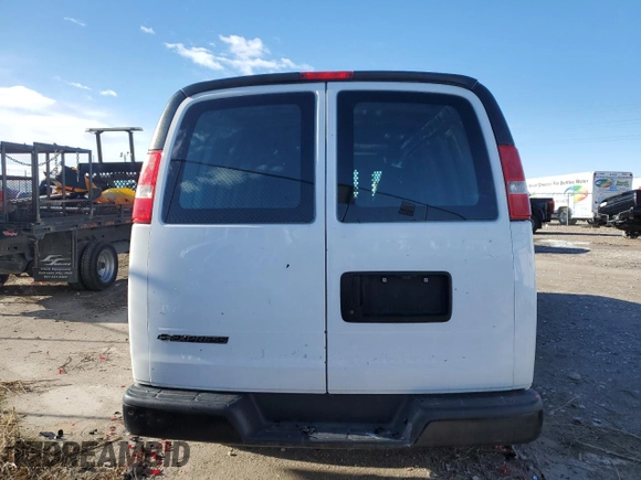 2017 Chevrolet Express Cargo Van with VIN 1GCWGBFFXH1109634, listed as a Copart auction lot 84901104 with 144,270 mi miles and Salvage Title. Bid and sale history available at carsss.com. Image 6.