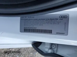 2017 Audi A6 Premium Plus z VIN WAUF2AFC6HN020597, wystawiony jako Copart lot #87226384 z przebiegiem 78 177 mil mil oraz Szkody całkowita. Historia ofert i sprzedaży dostępna na DreamBid. Obrazek 12.