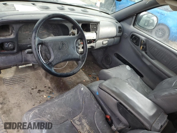 1997 Dodge Dakota with VIN 1B7GL23Y6VS241737, listed as a Copart auction lot 80543504 with 196,239 mi miles and Salvage Title. Bid and sale history available at carsss.com. Image 8.