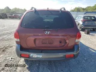 2005 Hyundai Santa Fe GLS with VIN KM8SC13D65U936463, listed as a Copart auction lot 67032944 with 186,292 mi miles and Salvage Title. Bid and sale history available at carsss.com. Image 6.