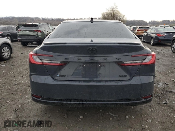 2025 Toyota Camry LE with VIN 4T1DAACK8SU540849, listed as a Copart auction lot 49209655 with 11,244 mi miles and Salvage Title. Bid and sale history available at DreamBid. Image 6.