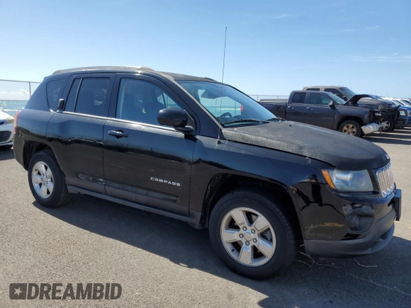 2014 Jeep Compass High Altitude with VIN 1C4NJCEA0ED529504, listed as a Copart auction lot 42349445 with 90,705 mi miles and Clean Title. Bid and sale history available at carsss.com. Image 4.
