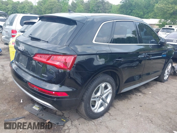 2019 Audi Q5 Premium with VIN WA1ANAFY1K2037570, listed as a IAAI auction lot 42126417 with 110,157 mi miles and . Bid and sale history available at DreamBid. Image 4.